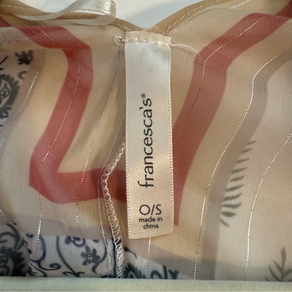 Francescas Lightweight Neutral Tone Longline Sheer Kimono Cover Up Cardigan Top - Picture 6 of 10